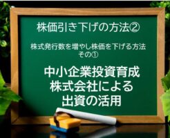 株価引き下げの方法②　中小企業投資育成株式会社の出資の活用のキャッチ画像